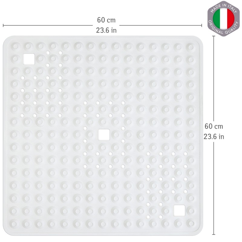 Tatkraft DETAIL Противоскользящий коврик для душа TPR, 60x60 см