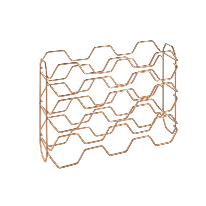 HEXAGON COPPER Veinipudelihoidja (15-le)